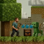 Navigálj egy veszélyes blokkvilágban, gyűjtsd össze az összes gyémántot, és győzd le a szörnyeket ebben a nagy tétű platformerben. Csak egy életed van, minden…