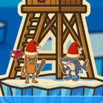 Hívd ki egy barátodat egy kaotikus hógolyócsatára! Kerüld ki az óriási hógolyókat, lökd le ellenfeledet a jégről, és maradj utoljára talpon. Játssz most ingyen.