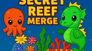 Kombináld az aranyos tengeri lényeket a Secret Reef Merge-ben. Stratégiailag dobd le és párosítsd az állatokat, hogy újakat hozz létre, és szabadíts fel…